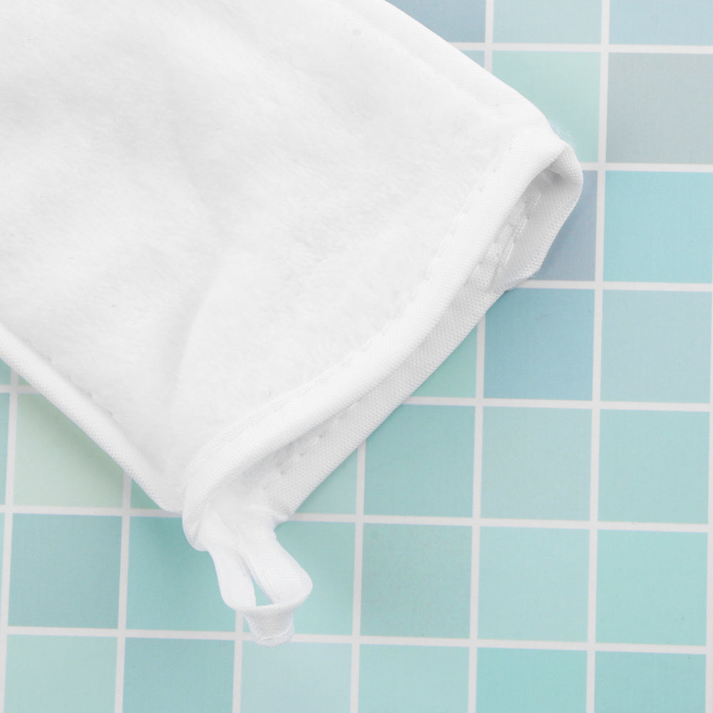 HKM-498643 Microfiber Makeup Cleansing Gloves with Exfoliation and Soft Texture
