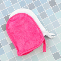HKM-498643 Microfiber Makeup Cleansing Gloves with Exfoliation and Soft Texture
