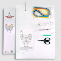 HKM-498899 Handmade Quilted Paper Craft Kit for Creative Hanging Ornaments
