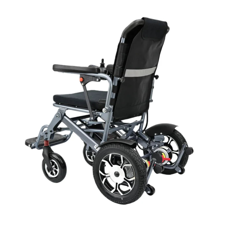 KTX-499091 Lightweight Electric Wheelchair with Electromagnetic Brake and Dual Charging - 120kg Capacity, 13Ah Lithium Battery