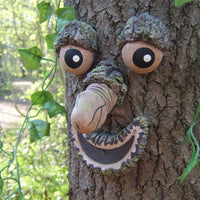 HKM-499155 Resin Tree Monster Hanging Ornament - Modern and Simple Design in Multiple Colors