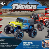 HKM-499219 1/12 Scale Electric Remote Control Off Road Cross Country Vehicle Toy, 16km/h Speed