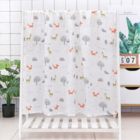 HKM-499219 Soft Double-Layer Cotton Baby Bath Towel with Colorful Cartoon Patterns