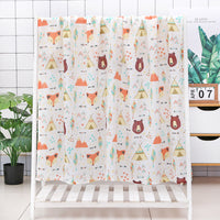 HKM-499219 Soft Double-Layer Cotton Baby Bath Towel with Colorful Cartoon Patterns