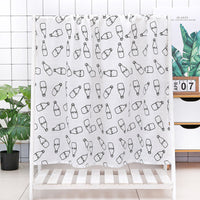 HKM-499219 Soft Double-Layer Cotton Baby Bath Towel with Colorful Cartoon Patterns