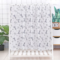 HKM-499219 Soft Double-Layer Cotton Baby Bath Towel with Colorful Cartoon Patterns