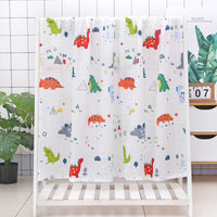 HKM-499219 Soft Double-Layer Cotton Baby Bath Towel with Colorful Cartoon Patterns