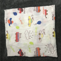 HKM-499219 Soft Double-Layer Cotton Baby Bath Towel with Colorful Cartoon Patterns
