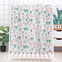 HKM-499219 Soft Double-Layer Cotton Baby Bath Towel with Colorful Cartoon Patterns