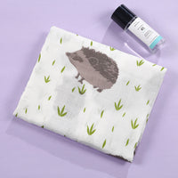 HKM-499219 Soft Double-Layer Cotton Baby Bath Towel with Colorful Cartoon Patterns