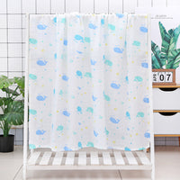 HKM-499219 Soft Double-Layer Cotton Baby Bath Towel with Colorful Cartoon Patterns