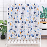 HKM-499219 Soft Double-Layer Cotton Baby Bath Towel with Colorful Cartoon Patterns