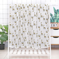 HKM-499219 Soft Double-Layer Cotton Baby Bath Towel with Colorful Cartoon Patterns