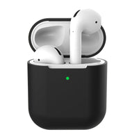 HKM-499283 Wireless Bluetooth Earphone Protector for AirPods 2 - Silicone Clamshell Case in Solid Color