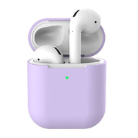 HKM-499283 Wireless Bluetooth Earphone Protector for AirPods 2 - Silicone Clamshell Case in Solid Color