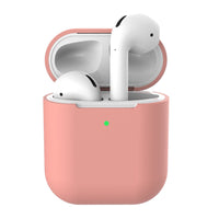 HKM-499283 Wireless Bluetooth Earphone Protector for AirPods 2 - Silicone Clamshell Case in Solid Color