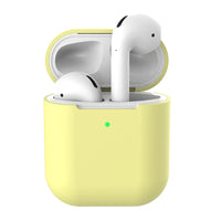 HKM-499283 Wireless Bluetooth Earphone Protector for AirPods 2 - Silicone Clamshell Case in Solid Color