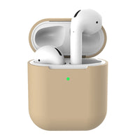 HKM-499283 Wireless Bluetooth Earphone Protector for AirPods 2 - Silicone Clamshell Case in Solid Color