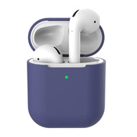 HKM-499283 Wireless Bluetooth Earphone Protector for AirPods 2 - Silicone Clamshell Case in Solid Color