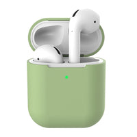 HKM-499283 Wireless Bluetooth Earphone Protector for AirPods 2 - Silicone Clamshell Case in Solid Color