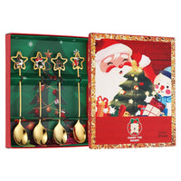 HKM-499347 Suit Pendant Coffee Stir Spoon Set - Stainless Steel, 4 Pieces, Gift Box or OPP Bag Options, Mirror Polished Finish