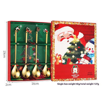 HKM-499347 Suit Pendant Coffee Stir Spoon Set - Stainless Steel, 4 Pieces, Gift Box or OPP Bag Options, Mirror Polished Finish