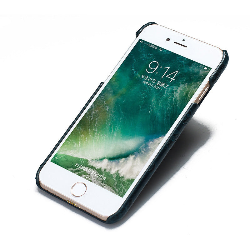 HKM-499475 Genuine Leather Case for iPhone with 360-Degree Protection and Slim Design