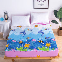 HKM-499539 Nordic Mattress Protection Cover - Quilted Polyester Fiber Fabric
