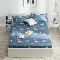 HKM-499539 Nordic Mattress Protection Cover - Quilted Polyester Fiber Fabric