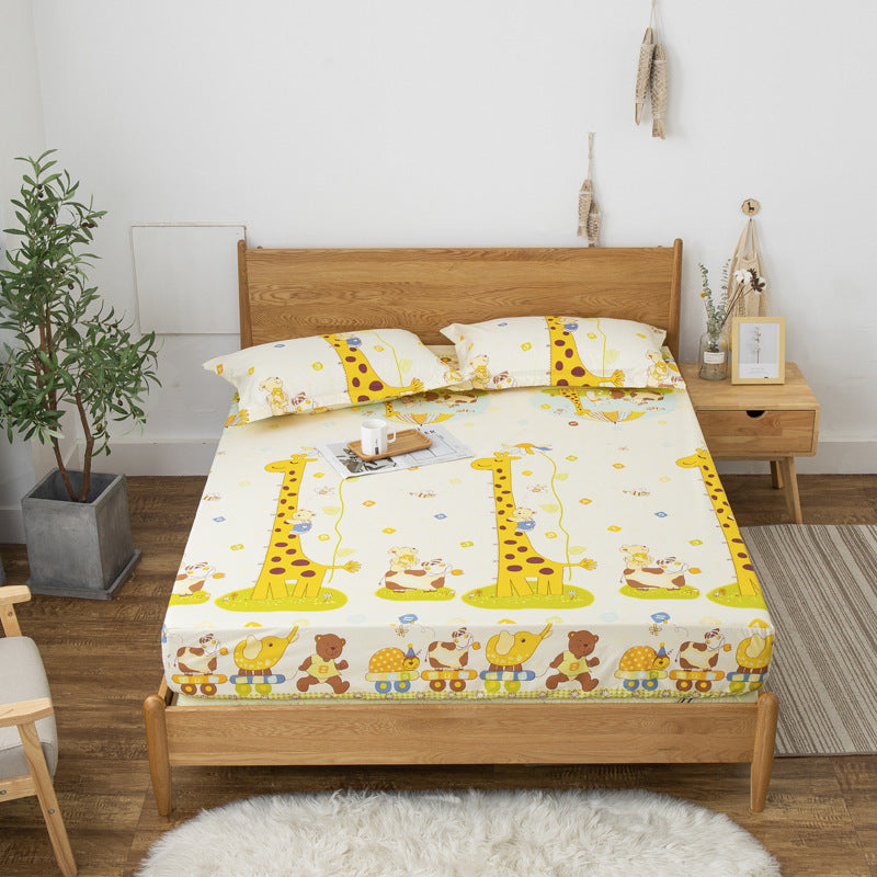 HKM-499539 Nordic Mattress Protection Cover - Quilted Polyester Fiber Fabric