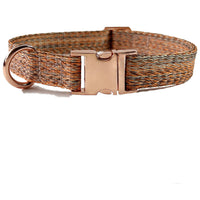 HKM-499731 Faux Linen Dog Leash with Metal Buckle – Fashionable and Simple Design in Multiple Colors