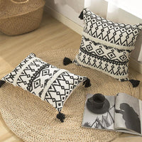 HKM-499923 Nordic Moroccan Tufted Cotton Decorative Throw Pillow - Available in Mosaic and Square Designs