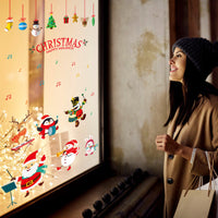 HKM-499987 Creative Christmas Concert Wall Sticker for Living Room Decoration, Large PVC Mural (60x90cm)