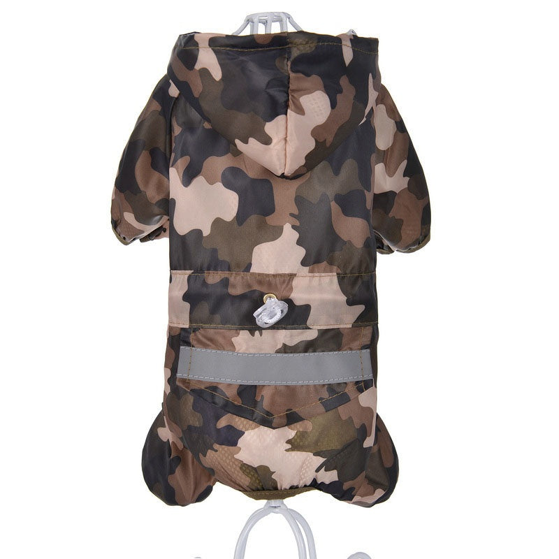 HKM-499987 Rainproof Windproof Pet Raincoat in Various Colors and Sizes