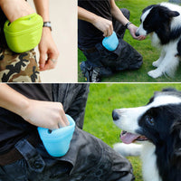 HKM-500051 Portable Silicone Dog Training Treat Bag for Obedience and Agility, Lightweight and Easy to Clean