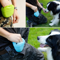 HKM-500051 Portable Silicone Dog Training Treat Bag for Obedience and Agility, Lightweight and Easy to Clean