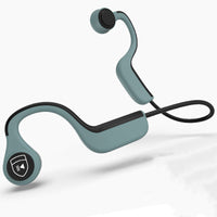 HKM-500115 Bone Conduction Wireless Stereo Headset with Call and Music Support, Bilateral Connection, Black Gray & Green Options