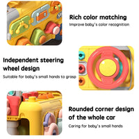 HKM-500179 Take Apart Construction Vehicle Educational Toy for Kids - DIY Engineering Bus with Screw and Nail Assembly