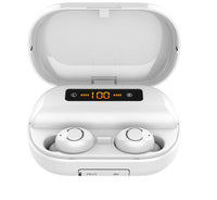 HKM-500435 Bluetooth Wireless Stereo Earbuds with Battery Display and Voice Control