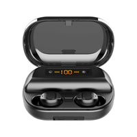 HKM-500435 Bluetooth Wireless Stereo Earbuds with Battery Display and Voice Control