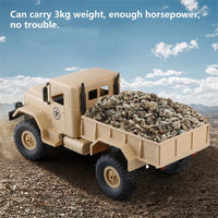 HKM-500947 1/16 Remote Control Truck Simulation Toy for Ages 5 and Up, Indoor-Outdoor Use, 4CH Accessory with USB Cable