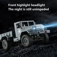 HKM-500947 1/16 Remote Control Truck Simulation Toy for Ages 5 and Up, Indoor-Outdoor Use, 4CH Accessory with USB Cable