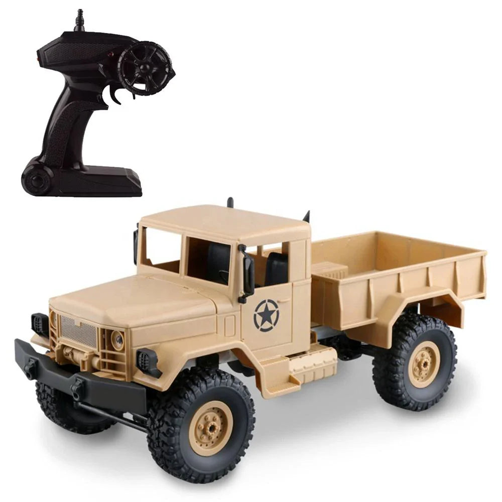 HKM-500947 1/16 Remote Control Truck Simulation Toy for Ages 5 and Up, Indoor-Outdoor Use, 4CH Accessory with USB Cable