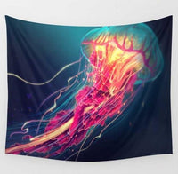 HKM-501075 Psychedelic Peach Skin Tapestry - 130x150 cm for Unique Home Decor