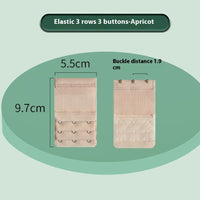 HKM-501203 Bra Back Buckle Extension Strap - Versatile and Adjustable Fit in Multiple Colors