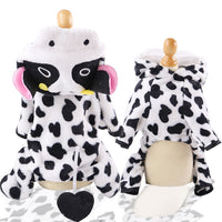 HKM-501203 Cozy Coral Fleece Pet Apparel for Dogs and Cats - Four-Legged Winter Clothes with Fun Designs