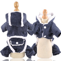 HKM-501203 Cozy Coral Fleece Pet Apparel for Dogs and Cats - Four-Legged Winter Clothes with Fun Designs