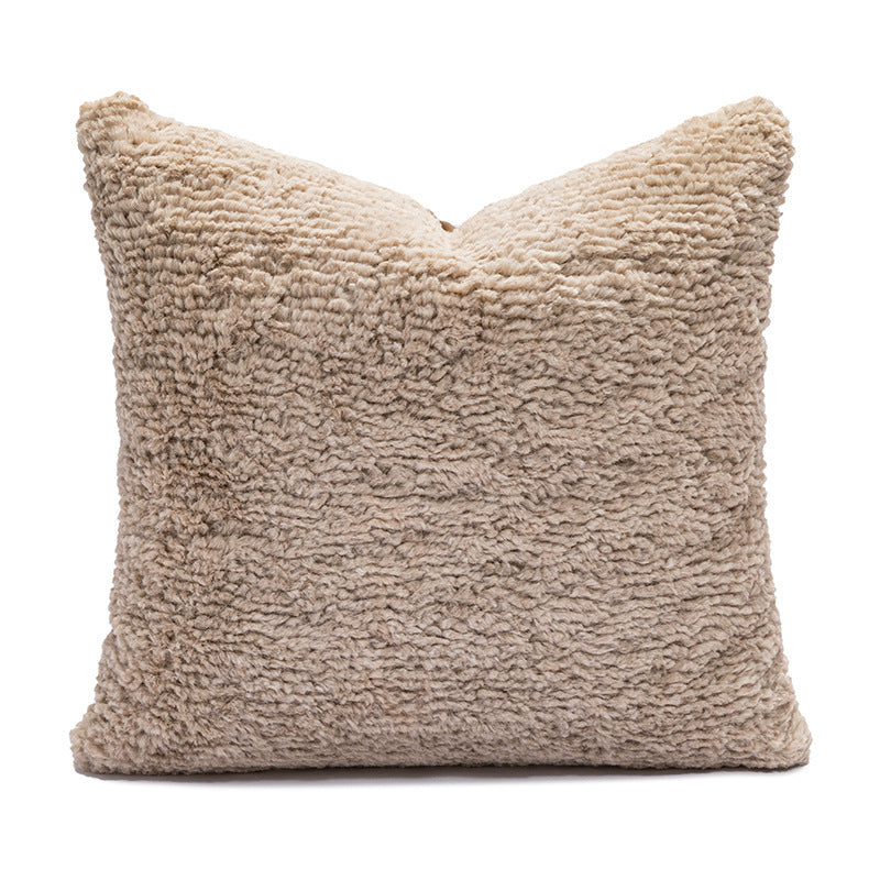 HKM-501331 Tassel Lace Modern Houndstooth Orange Cushion Cover - 45x45cm