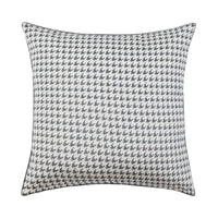 HKM-501331 Tassel Lace Modern Houndstooth Orange Cushion Cover - 45x45cm