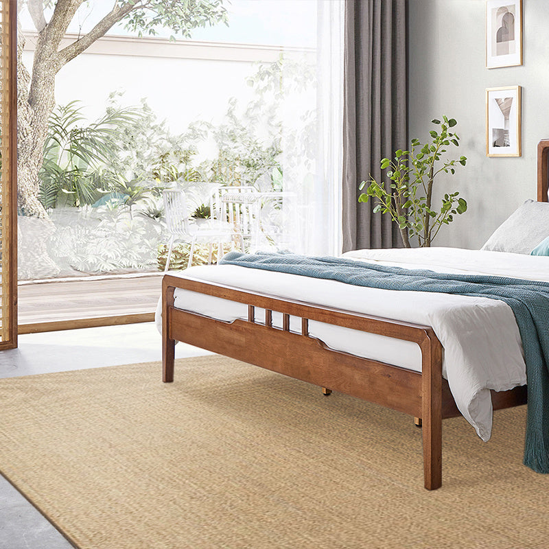 HKM-501587 Nordic Japanese Style Jute Floor Mat - Hand Stitched and Machine Woven, 50x80 cm